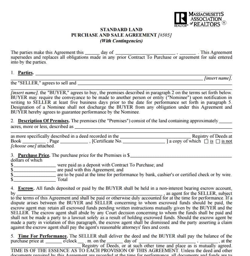 land-contract-templates-10-free-printable-word-pdf-formats