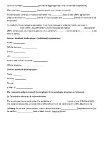consultation contract template