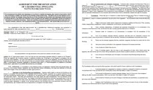 Remodeling Contract Template