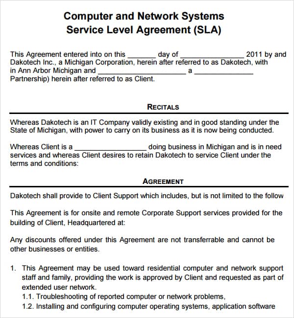 Computer Maintenance Contract Template from www.contractstemplates.org