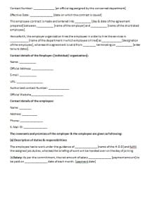 Consulting Contract Template
